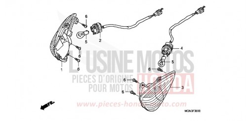 BLINKER, VORNE (CBF600S/SA) CBF600SA de 2010